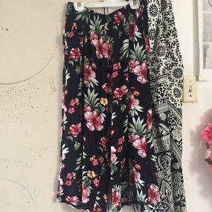 Pants - Floral Wide Leg Pants Pants - Floral Wide Leg Pants